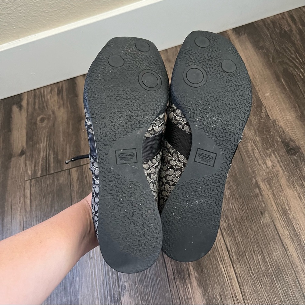 Coach Black and Gray Women's Sneakers - Picture 7 of 10